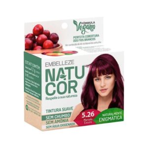 Tintura Creme Natucor 5.26 Marsala Escuro