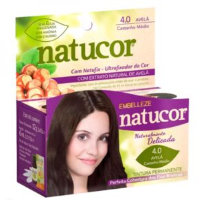 Tintura Creme Natucor 4.0 Avela Castanho Medio