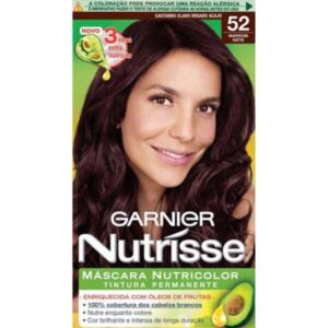 Tintura Garnier Nutrisse Creme 52 Castanho Claro Irisado Acaju