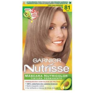 Tintura Garnier Nutrisse Creme 81 Louro Claro Trigo