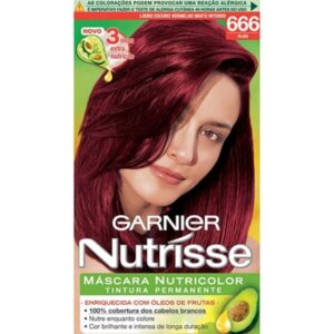 Tintura Garnier Nutrisse Creme 666 Louro Escuro Avermelhado Muito Intenso