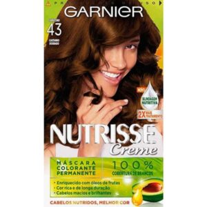 Tintura Garnier Nutrisse Creme 43 Castanho Dourado Capuccino