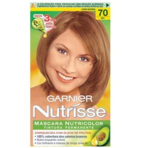 Tintura Garnier Nutrisse Creme 70 Louro Natural Mel