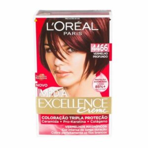 Tintura Loreal Imedia Excellence 4466 Vermelho Profundo