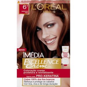 Tintura Loreal Imedia Excellence 6.7 Chocolate Puro