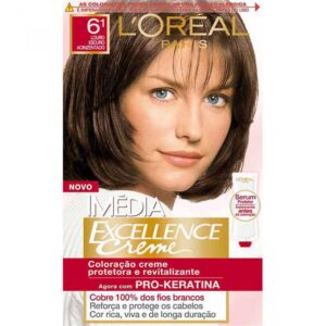 Tintura Loreal Imedia Excellence 6.1 Louro Escuro Acinzentado