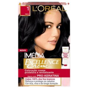 Tintura Loreal Imedia Excellence 1 Preto
