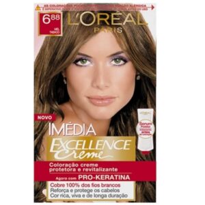 Tintura Loreal Imedia Excellence 6.88 Mel Tabaco