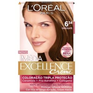 Tintura Loreal Imedia Excellence 6.34 Chocolate