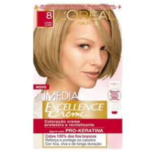 Tintura Loreal Imedia Excellence 8 Louro Claro
