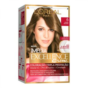 Tintura Loreal Imedia Excellence 6 Louro Escuro