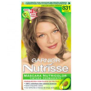 Tintura Garnier Nutrisse Creme 831 Louro Claro Dourado Acinzentado