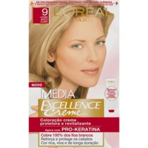 Tintura Loreal Imedia Excellence 9 Louro Muito Claro