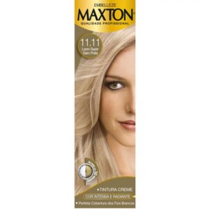 Tintura Maxton Prática 11.11 Louro Super Claro Prata