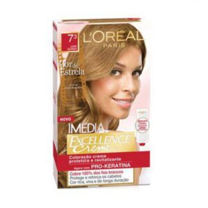 Tintura Imedia Excellence Creme 7.3 Louro Dourado