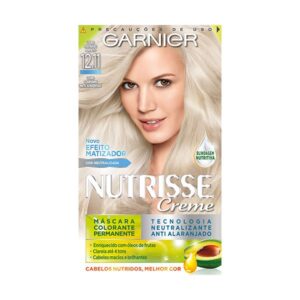 Tintura Garnier Nutrisse 12.11 Louro Platinado Perfeito