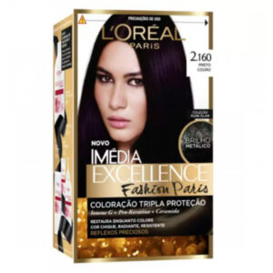 Tintura Imédia Excellence Creme 2.160 Preto Couro