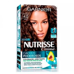 Tintura Garnier Nutrisse Cachos Poderosos 4.0 Castanho