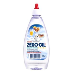 Adoçante Líquido Zero-Cal Sacarina Com 200ml