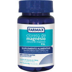Cloreto de Magnésio PA Farmax Com 60 Cápsulas