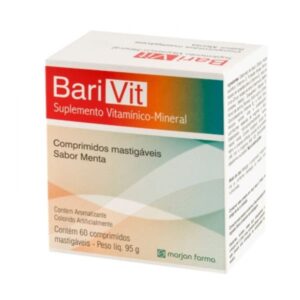 Barivit Sabor Menta Com 60 Comprimidos Mastigáveis Marjan