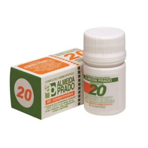 Complexo Homeopático Almeida Prado Numero 20 Com 60 Comprimidos