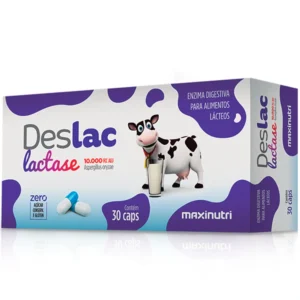 Deslac Lactase Com 30 Cápsulas Maxinutri