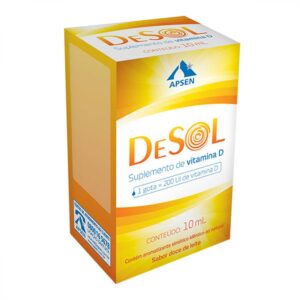 DeSol 200ui Vitamina D Solução Oral Gotas Com 20ml Apsen