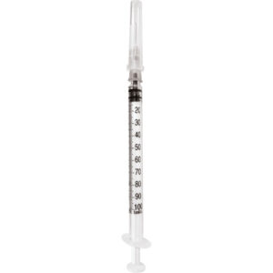 Seringa para Insulina Descarpack 1ml Com Agulha 13 x 0,45mm Unidade