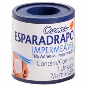15363716961-071e7a3f391ffbb8e78d75a3458c1ec7.jpg Esparadrapo Impermeável Cremer Branco 2,5cm X 0,9m