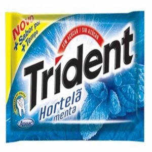 Chiclete Sem Açúcar Trident Sabor Hortelã Com 5 Unidades