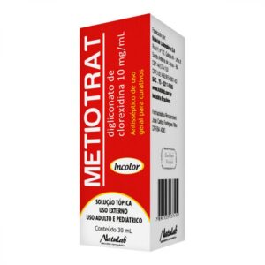 Metiotrat 10mg/ml Solução Tópica Com 30ml Natulab