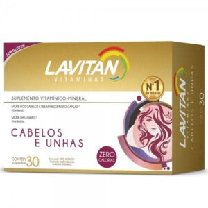 Lavitan Hair Cabelos e Unhas Com 30 Cápsulas Cimed
