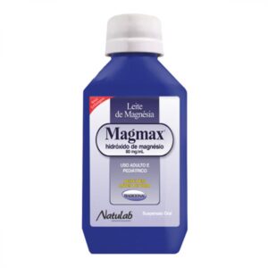 Leite de Magnésia Magmax 80mg Com 100mL Natulab