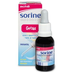 Sorine Infantil 0,9% Solução Nasal em Gotas Com 30ml Aché