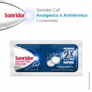 Sonridor Caf 500mg + 65mg Com 2 Comprimidos Efervescentes Glaxosmithkline