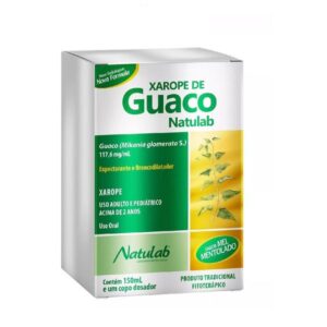 Xarope de Guaco Sabor Mel Mentolado Com 150ml Natulab