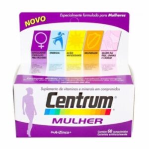 15363717084-7891045043090.jpg Polivitamínico Centrum Mulher A-Z Com 60 Comprimidos