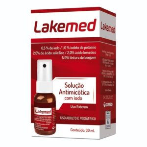 Lakesia Spray Solução Antimicótica Com 30ml Genomma