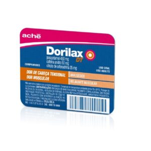 Dorilax Dt 450mg + 50mg + 35mg Com 4 Comprimidos Aché