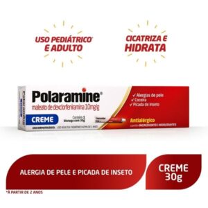 Polaramine 10mg/g Creme Dermatológico Com 30g Cosmed