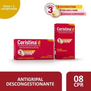 Coristina D Com 8 Comprimidos Cosmed