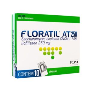 Floratil 250mg Com 10 Cápsulas Gel Dura Natulab