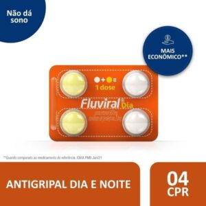 Fluviral Dia Com 4 Comprimidos Cosmed