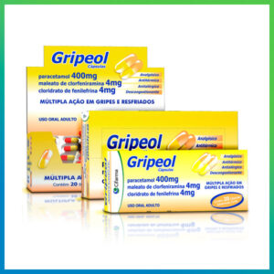 Gripeol 400mg Com 20 Cápsulas Gel Dura Cifarma