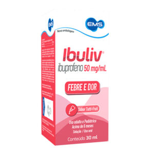 Ibuliv 50mg/ml Suspensão Oral Gotas Com 30ml Ems s/a