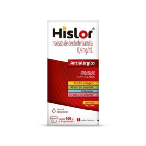 Hislor 0,4mg/ml Solução Oral Com 100ml União Química