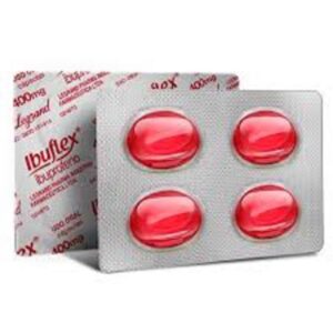 Ibuflex Ibuprofeno 400mg Com 4 Capsulas Mole Legrand