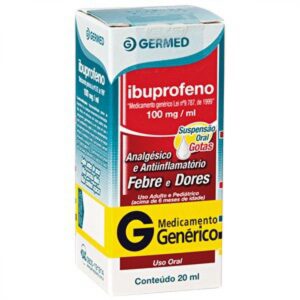 Ibuprofeno 100mg/ml Suspensão Oral Gotas Com 20ml Germed Genéricos