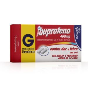 Ibuprofeno 400mg Com 10 Comprimidos Neo Química Genéricos